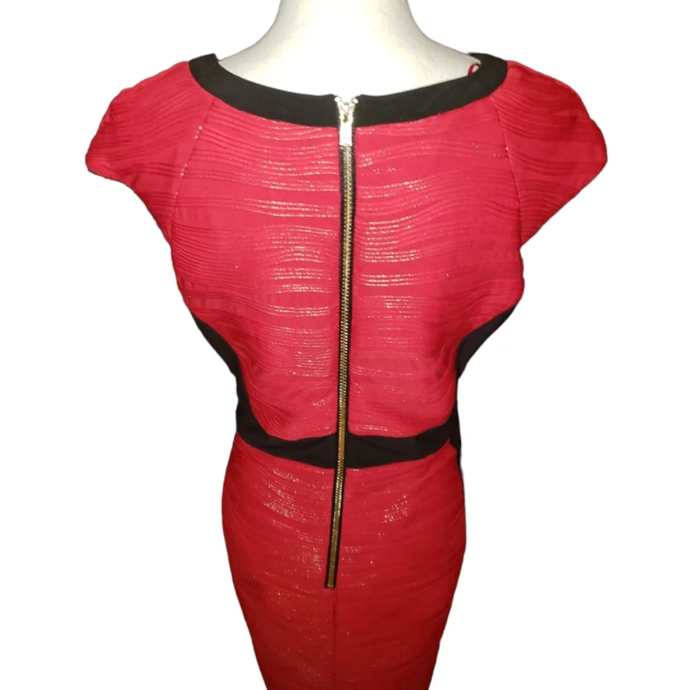 Red and Black Dress by Jax - Picture 4 of 10